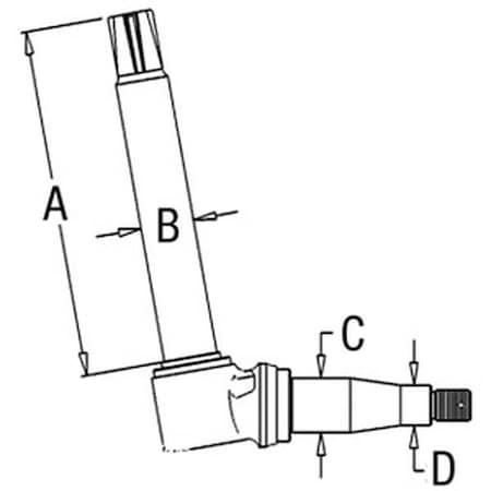Aftermarket Spindle - RH/LH Fits John Deere 310 480 300 301 2640 400 302 AT33636